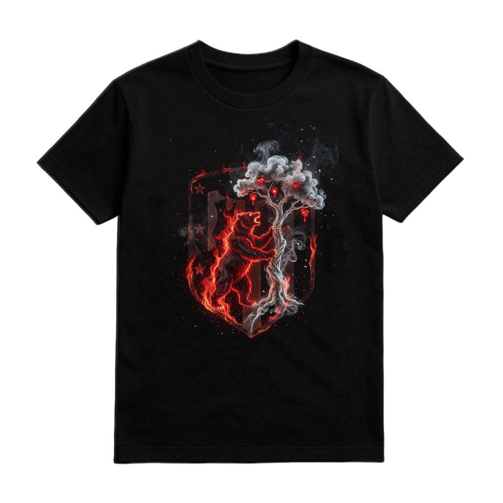Camiseta Fuego y Escudo