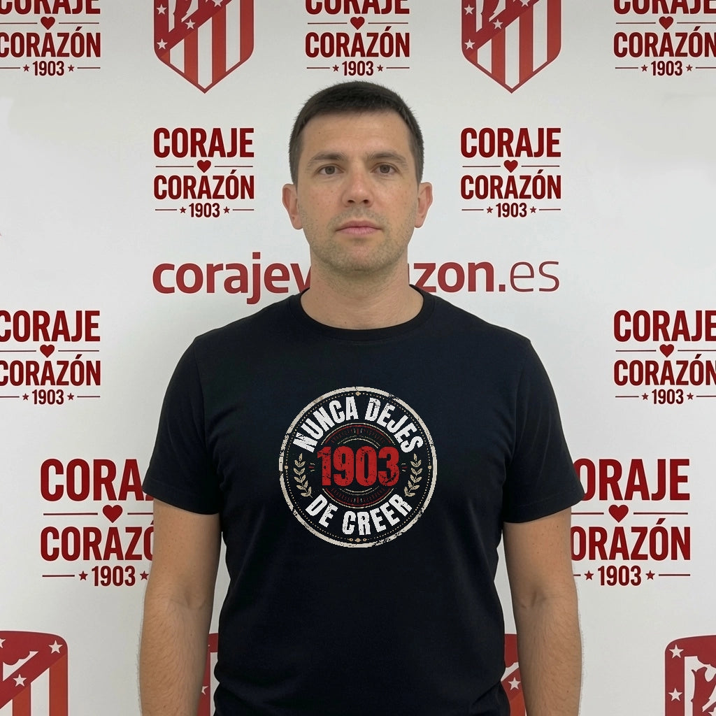 Camiseta Nunca Dejes de Creer